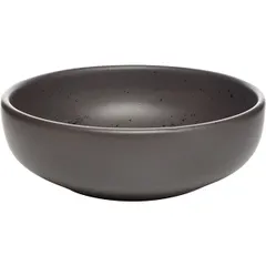 Salad bowl “Onyx” ceramics 1l D=185,H=65mm black