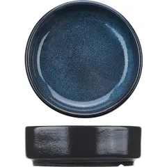 Салатник «Млечный путь голубой» фарфор 150мл D=100,H=35мм голуб.,черный