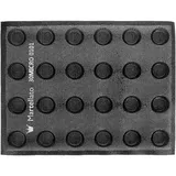 Форма конд. перфорир. «Круг» 24шт на листе30х40см[2шт] силикон,стеклопласт. D=40,H=16мм черный