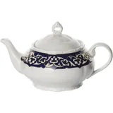 Чайник заварочный «Восток Голд» фарфор 0,5л D=65мм синий,золотой