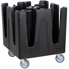 Plate trolley polyethylene ,H=74.9,L=85,B=74.9cm black