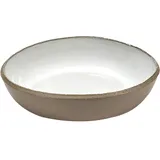 Салатник бетон D=210,H=45мм белый,серый