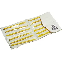 Набор ножей для марципана[12шт] пластик бежев.