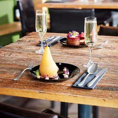 Тарелка «Эволюшн Блэк» мелкая стекло D=190,H=18мм черный, изображение 2