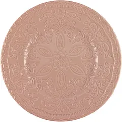 Plate “Skalistos” small ceramics D=225,H=25mm pink.