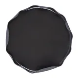 Тарелка «Вейв» с бортом фарфор D=180,H=12мм черный