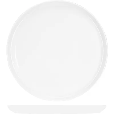Тарелка для пиццы фарфор D=300,H=22мм белый