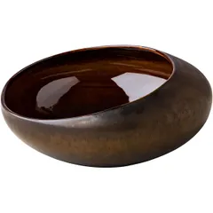 Salad bowl “Ro design bay kevala”  ceramics  1.15 l  D=210, H=81mm  brown.