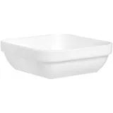 Салатник «Ресторан» стекло 175мл ,H=35,L=110,B=110мм белый