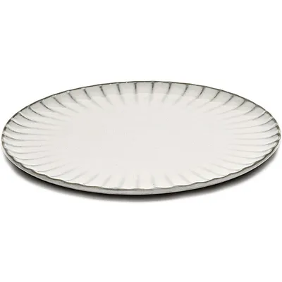 Тарелка «Инку» керамика D=240,H=17мм белый, Цвет: Белый, Диаметр (мм): 240