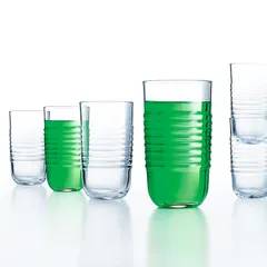 Хайбол (стакан) «Мажисьен» штабилируемо стекло 320мл ,H=12,1см прозр., изображение 3