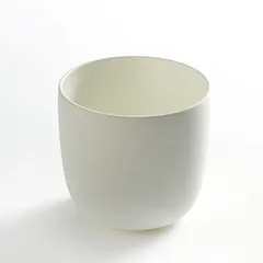 Стакан для горячих напитков «Бэйс» фарфор 280мл D=80,H=75мм белый,матовый, изображение 2