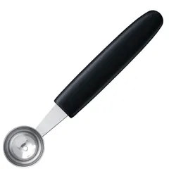 Нож-нуазетка сталь нерж.,пластик D=30,H=13,L=147мм черный,металлич.