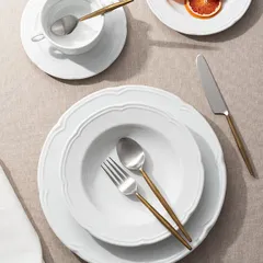 Ложка чайная «Концепт №7» сталь нерж. ,L=17см золотой,стальной, изображение 2