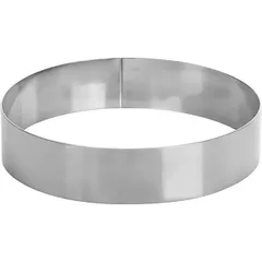 Pastry ring  stainless steel  D=160, H=35mm  metal.