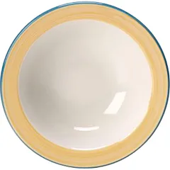Салатник «Рио Еллоу» фарфор 0,515л D=16,5см белый,желт.