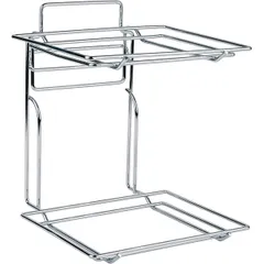 Shelf for 2 baskets (without baskets)  chrome steel , H=34.5, L=30.5, B=30cm  metal.