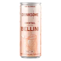 Напиток безалкогольный «Беллини» жесть белая 330мл D=55,H=143мм желт.