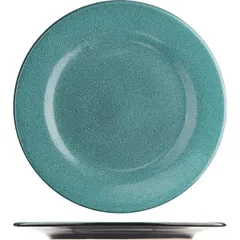 Plate “Emerald Milky Way”  porcelain  D=24cm  emerald., black