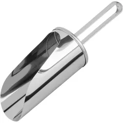 Flour scoop stainless steel 400ml ,L=263,B=78mm silver.