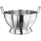 Colander stainless steel 12l D=36,H=26.5,L=45.5cm metal.