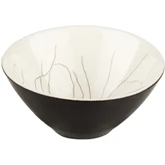 Салатник «День и ночь» керамика D=14,H=7см белый,черный