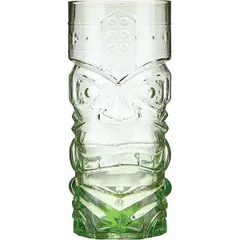 Glass for Tiki cocktails  glass  465 ml  D=73, H=165 mm  light green.