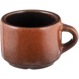 Чашка чайная «Млечный путь красный» фарфор 200мл D=80,H=65мм красный,черный