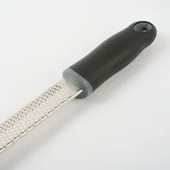 Терка с ручкой сталь нерж.,пластик ,L=325/220,B=25мм металлич.,черный, изображение 3