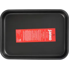 Противень алюмин.,антиприг.покр. ,H=62,L=360,B=275мм красный,черный, изображение 3