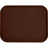 Поднос прямоугольный для Фаст Фуд полипроп. ,L=45,7,B=35,5см коричнев.