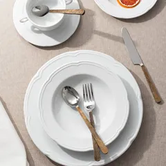 Нож столовый «Концепт №10» сталь нерж. ,L=23см горчич.,металлич., изображение 2