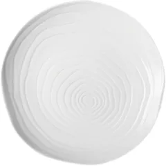 Small plate  porcelain  D=21cm  white