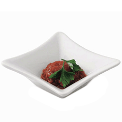 Square salad bowl “Pati”  porcelain , L=9, B=9cm  white