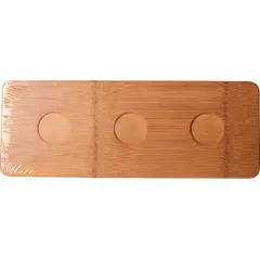 Подставка для соусников на 3 шт для 642035  бамбук ,H=15,L=450,B=170мм