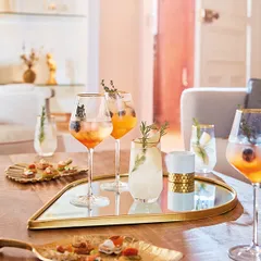 Бокал для вина «Ультим Борд Ор» хр.стекло 380мл ,H=21,9см прозр., изображение 2