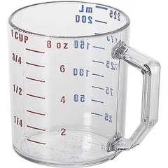 Measuring jug  polycarbonate  225 ml  D=8, H=10 cm  transparent.