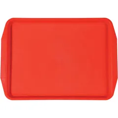 Tray “Prootel” rectangular for Fast Food  plastic , L=45, B=32cm  red