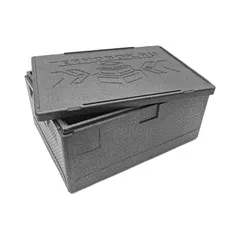 Термоконтейнер «Нормал» до 50 кг полипроп. 109л ,H=39,L=80,B=60см черный