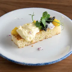 Блюдо для пиццы «Блю Дэппл» фарфор D=31,5см белый,синий, изображение 2