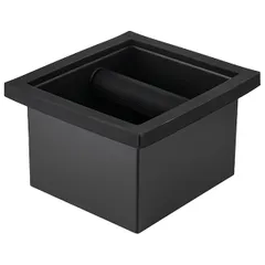 Built-in knockbox metal ,L=18.1,B=16.8cm black