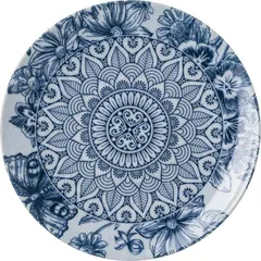 Plate “Paradise”  porcelain  D=20, H=2cm  blue, white