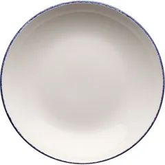 Salad bowl “Blue Dapple”  porcelain  D=25cm  white, blue