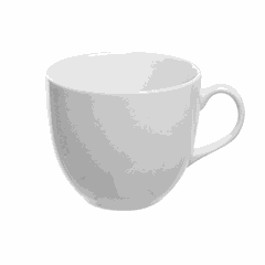 Tea cup “Pearl”  porcelain  210 ml  white