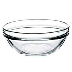 Salad bowl “Chefs” glass 130ml D=90,H=37mm clear.