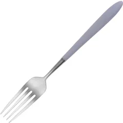 Table fork “Gaya”  stainless steel  gray