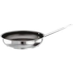 Frying pan (induction)  steel, teflon  D=400, H=90, L=725mm  black, metal.