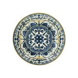 Тарелка глубокая «Блум Гранада» для кускуса фарфор D=26,H=5см синий,желт.