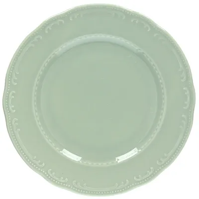 Тарелка «В.Виена Шарм» мелкая фарфор D=280,H=25мм зелен., Цвет: Зеленый, Диаметр (мм): 280