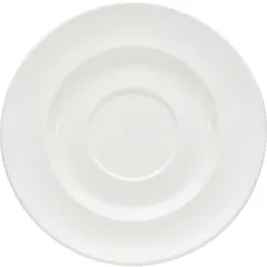 Saucer porcelain D=18cm white